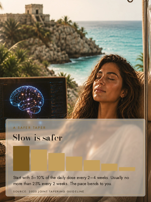 A safer Ativan taper: 5 to 10 percent every 2 to 4 weeks